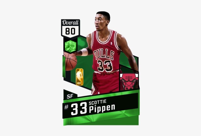 '89 Scottie Pippen Emerald Card - Manute Bol 2k18 Team, transparent png