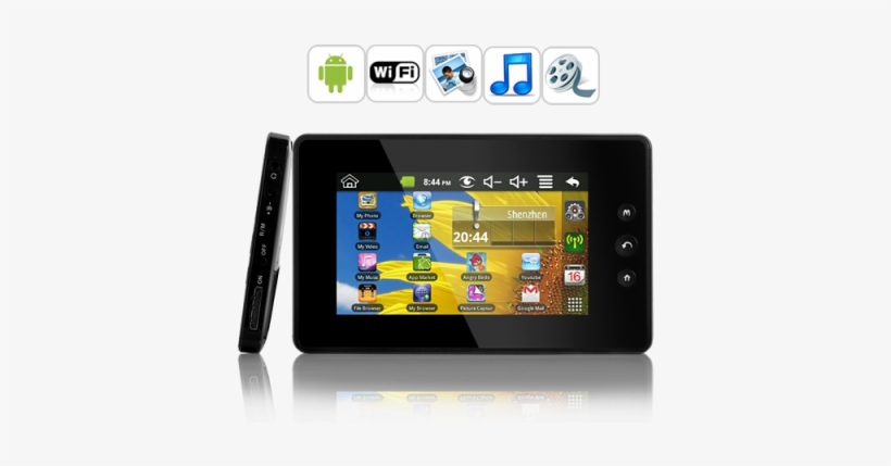 Pocketdroid Mini Android Tablet - China Original Watch Mp4 Player 8gb Black - 1.5-inch, transparent png