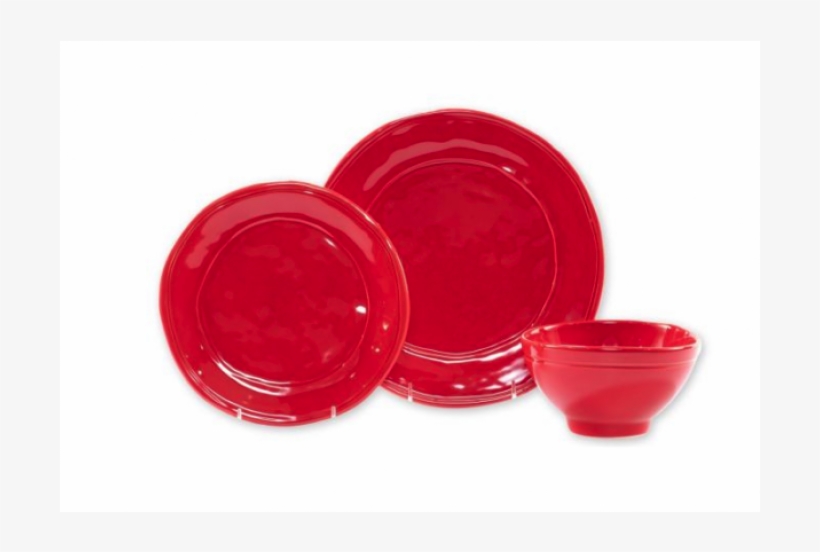 Fresh Red 3 Piece Place Setting By Belleandjune - Bowl, transparent png