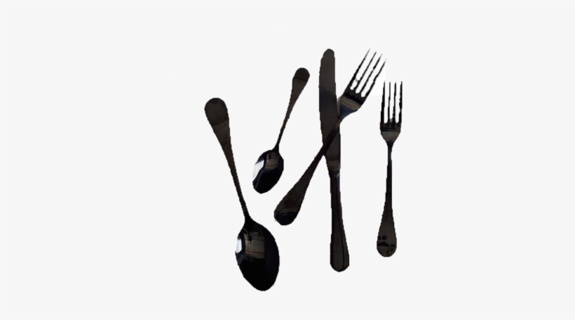 Onyx Place Setting - Black Cutlery West Elm, transparent png
