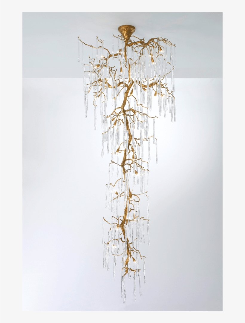 Glamour Chandelier Staircase - Chandelier, transparent png