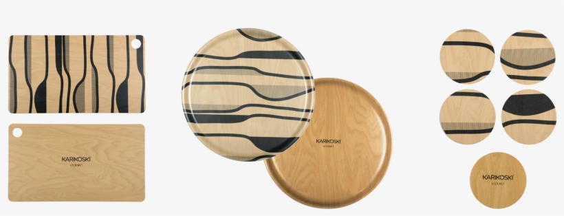 Place Setting Pattern Design By Karikoski - Plywood, transparent png