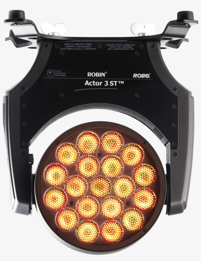 3 Led Rings Control, Rainbow Effects, Tungsten Lamp - Robe Robin Actor 3, transparent png