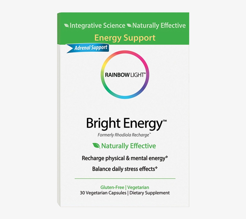 Rainbow Light Bright Energy - Rainbow Light Bright Energy, Capsules - 30 Count, transparent png
