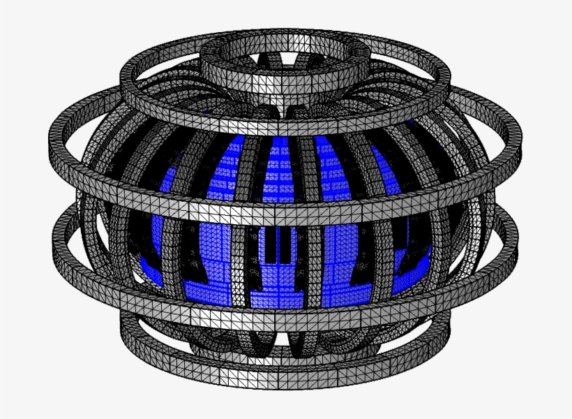 An Image Of The Plasma As Well As The Meshed Coils - Mechanical Engineering, transparent png