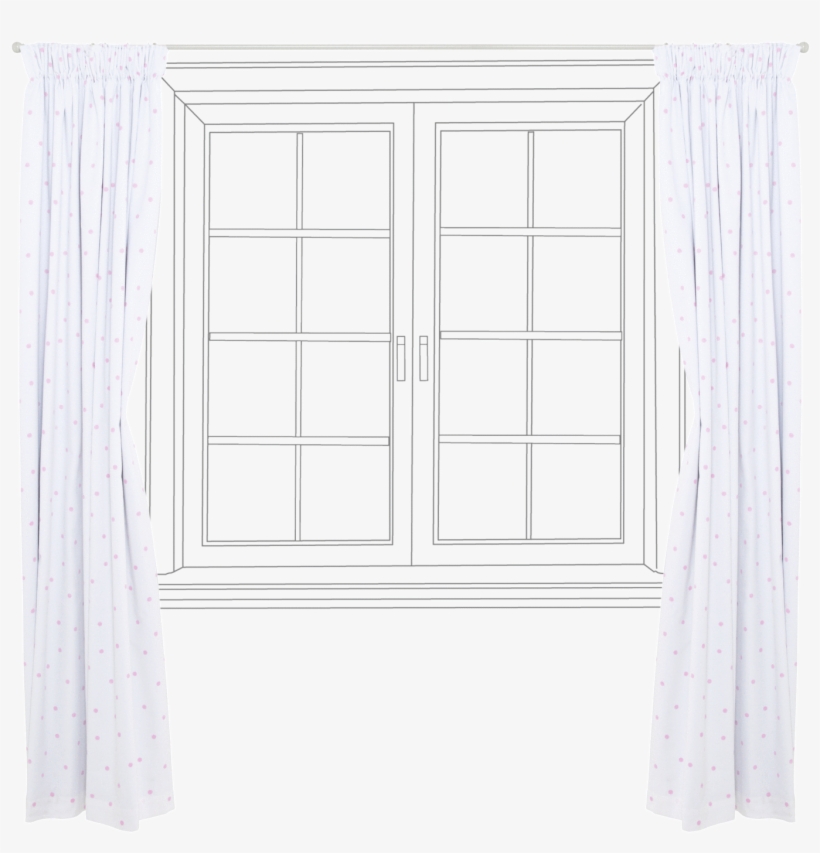 Children's Blackout Curtains, Pink Spot - Blackout, transparent png