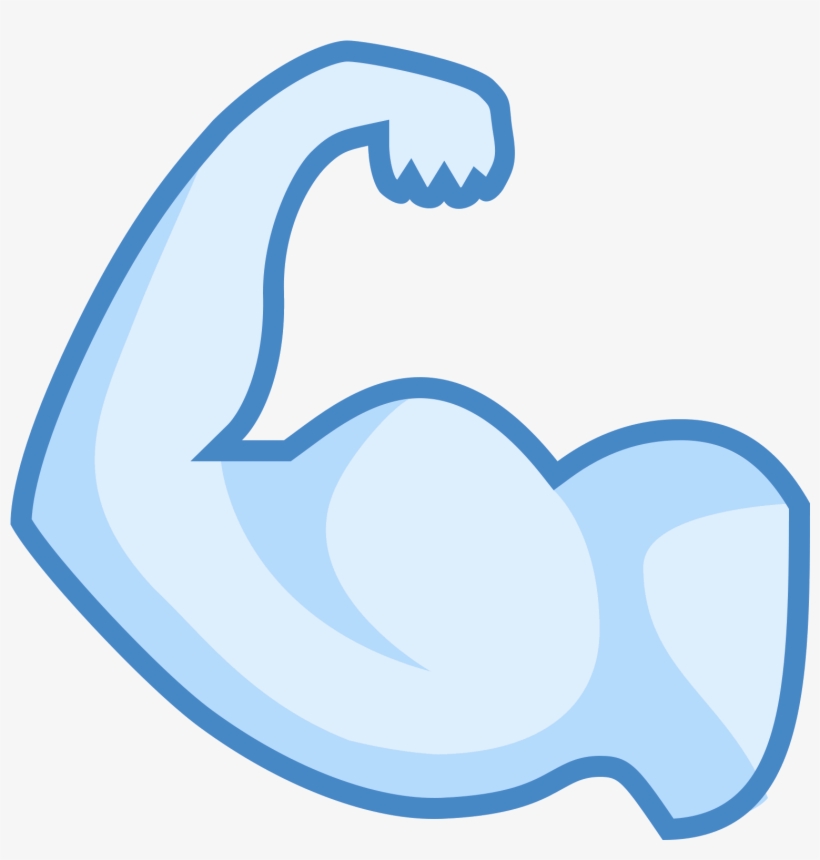The Icon Is A Picture For The Logo Of Flex Biceps - Icon, transparent png