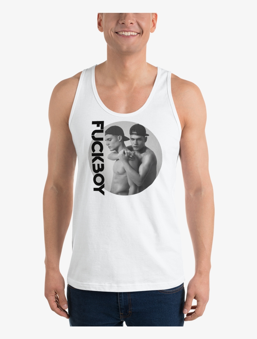 Flexing Fuckboy - Sleeveless Shirt, transparent png