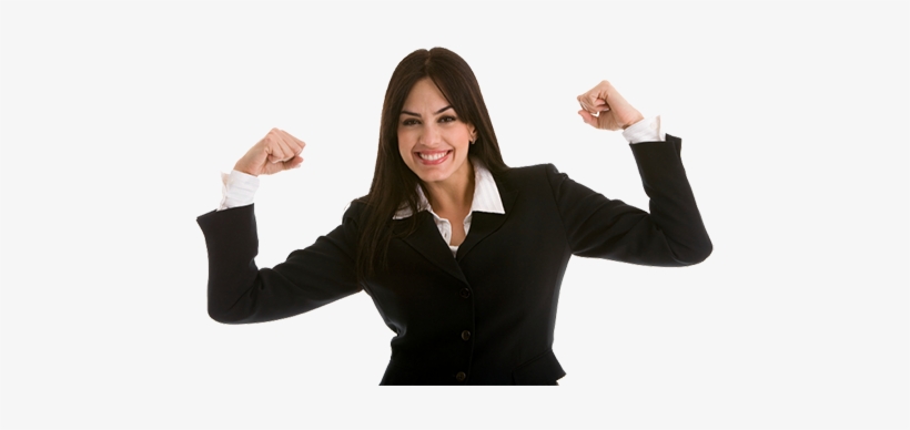 Woman Flexing Musclessmaller - Funny Jewish, transparent png
