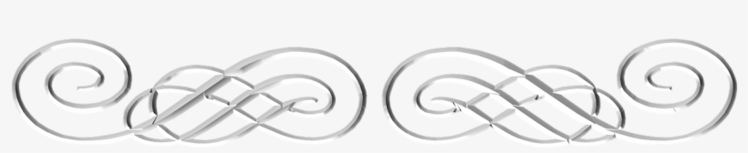 Silver Ornamental Flourish - Gold Name Border Png, transparent png