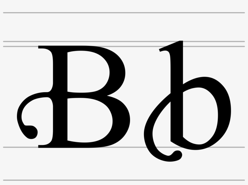 Open - Upper Case And Lower Case B, transparent png