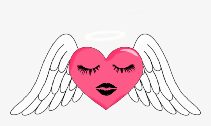 Heart - Heart With Angel Wings Clip Art, transparent png