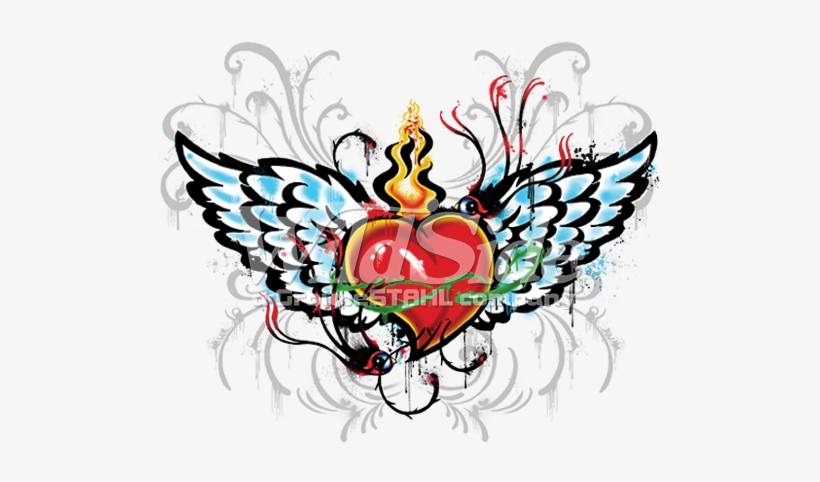 Heart Wings - Heart, transparent png