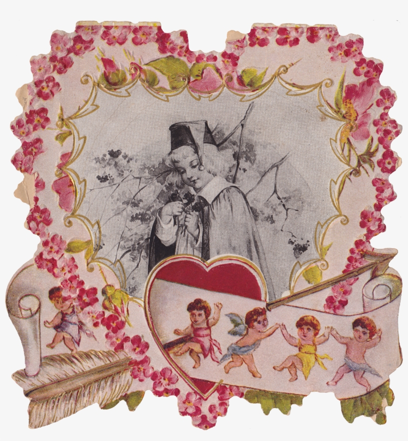 Die Cut Heart & “love And Esteem” Poem, transparent png