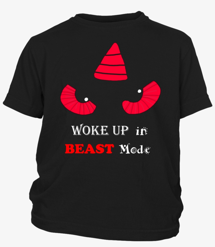 Woke Up In Beast Mode - Shirt, transparent png