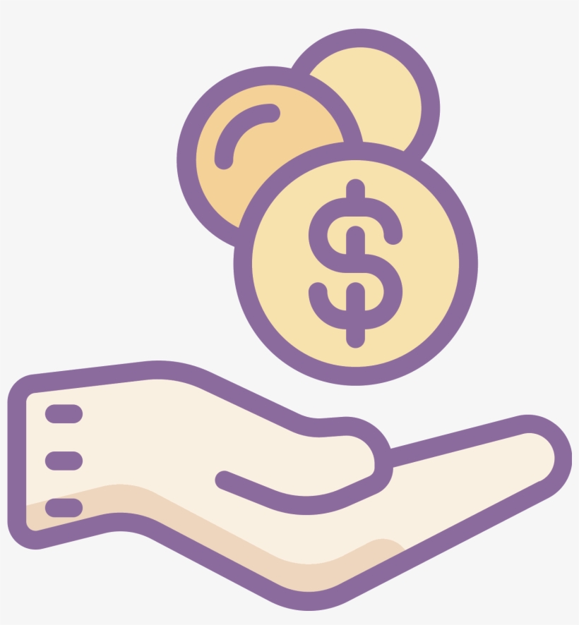 The Image Is The Right Hand Of A Person - Cash Allowance Icon, transparent png