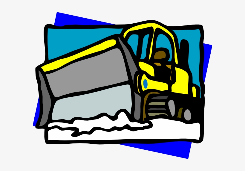 Snow Plow Clip Art At Clker Com Vector Clip Art Online - Snow Tractor Clip Art, transparent png