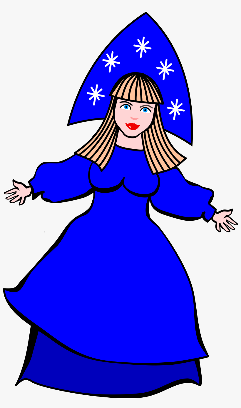 Snow Maiden Snegurochka By Rones Png Clip Arts - Maiden Clip Art, transparent png