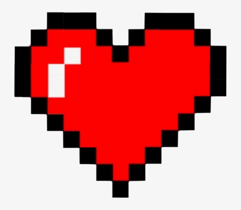 Corazon 8 Bit, transparent png