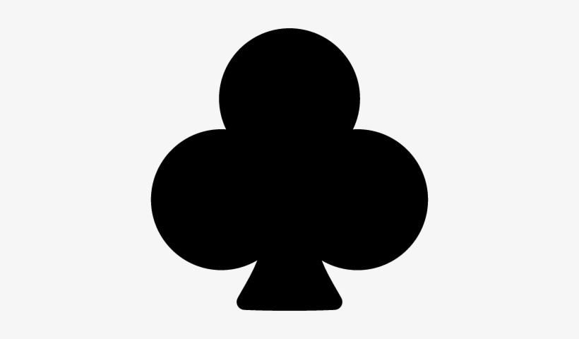 Clover Black Shape Vector - Dark Cloud Clipart, transparent png