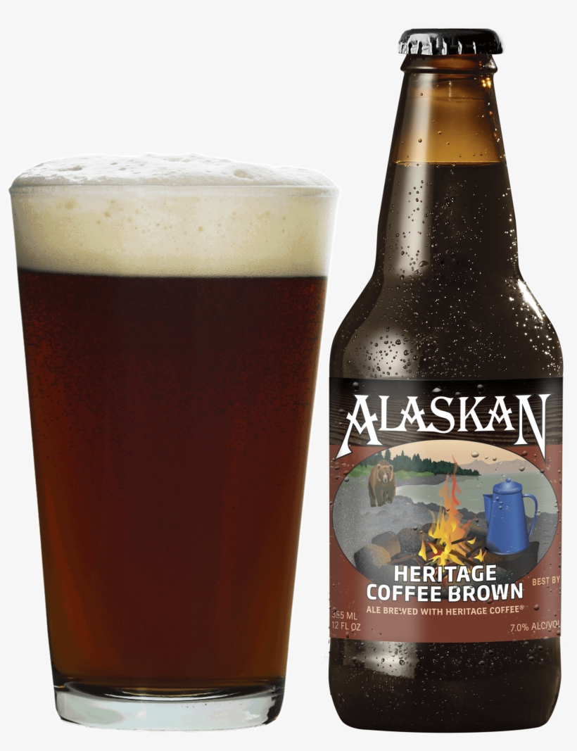 Heritage Coffee Brown Ale Draft Only, Alaska Only - Beer Heritage Coffee Brown, transparent png