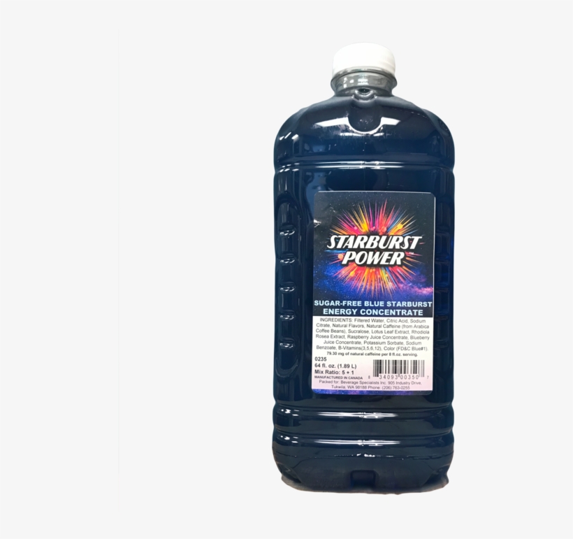Sugar Free Blue Starburst Energy Concentrate - Hotel, transparent png