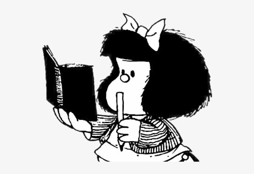 Mafalda, Tan Irreverente Y Tan Niña Como Hace 50 Años - Mafalda Con Celular, transparent png