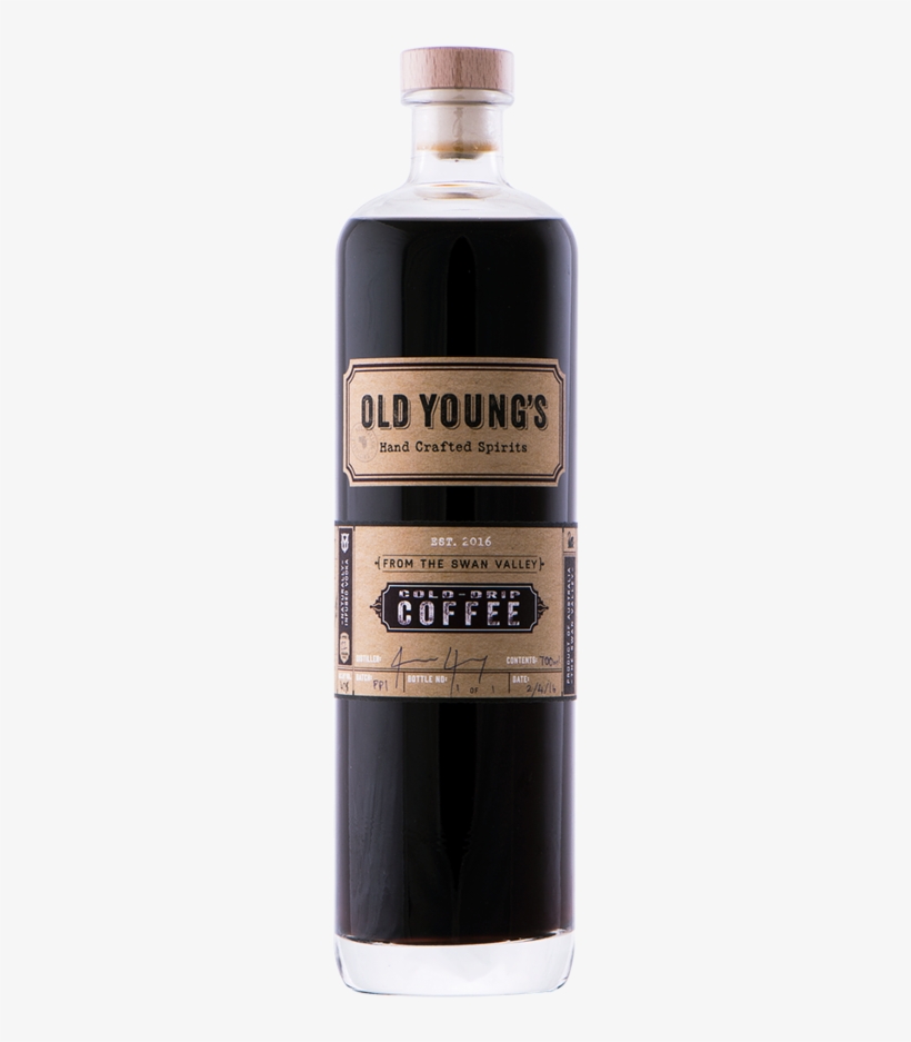 Old Youngs Cold Drip Cofee Vodka 700ml - Old Young's Distillery, transparent png