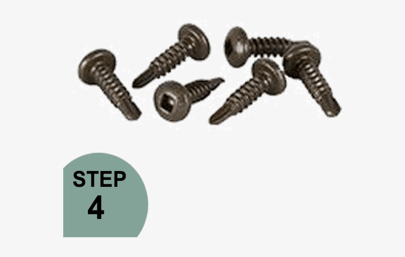 Regal Rail Ceramic Screws - Classic 50 Count 0.75-in Pan-head Painted White Square-drive, transparent png