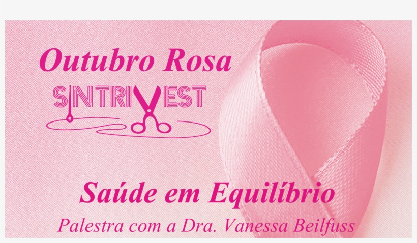 Sintrivest Promove Evento Alusivo À Campanha Outubro - The Breast Cancer Awareness Month, transparent png
