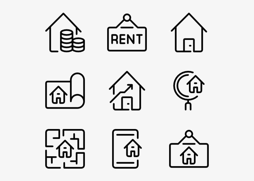 Real Estate - Corruption Icon, transparent png