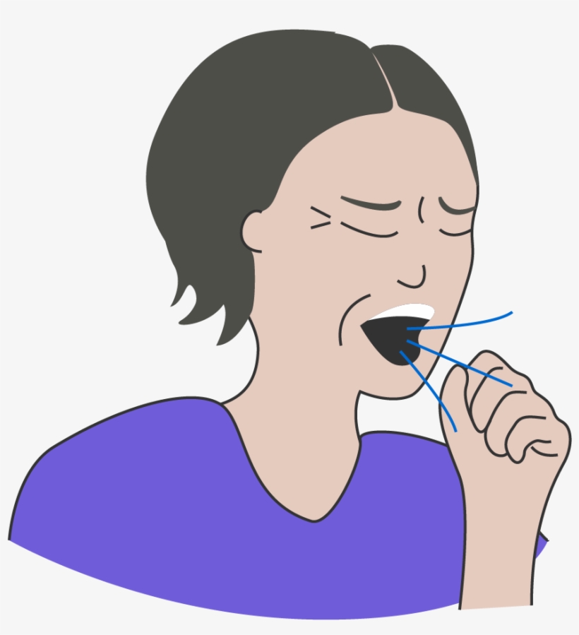 Chest Pain, Coughing Or Wheezing Cough Cartoon Png 1250x1250 PNG
