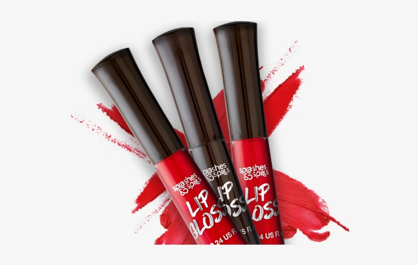 Lip Gloss - Red - Splashes & Spills Halloween Make Up - Uv Blue Lipgloss, transparent png