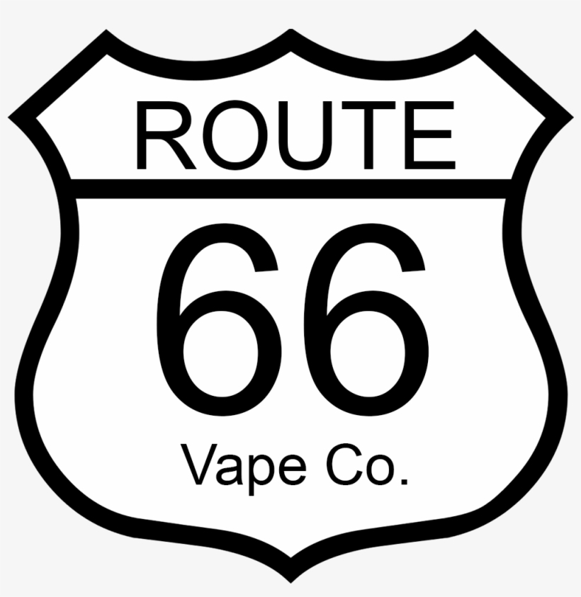 Route 66 Vape Co - Route 66 Arizona Sign, transparent png