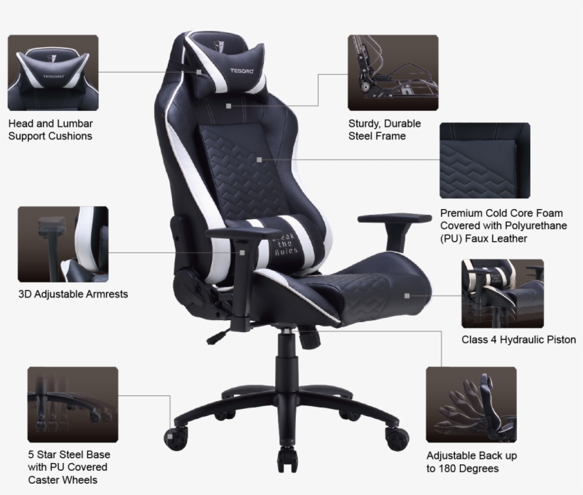 Tesoro Introduces New Zone Balance Gaming Chairs - Tesoro Zone Balance Gaming Chair, transparent png