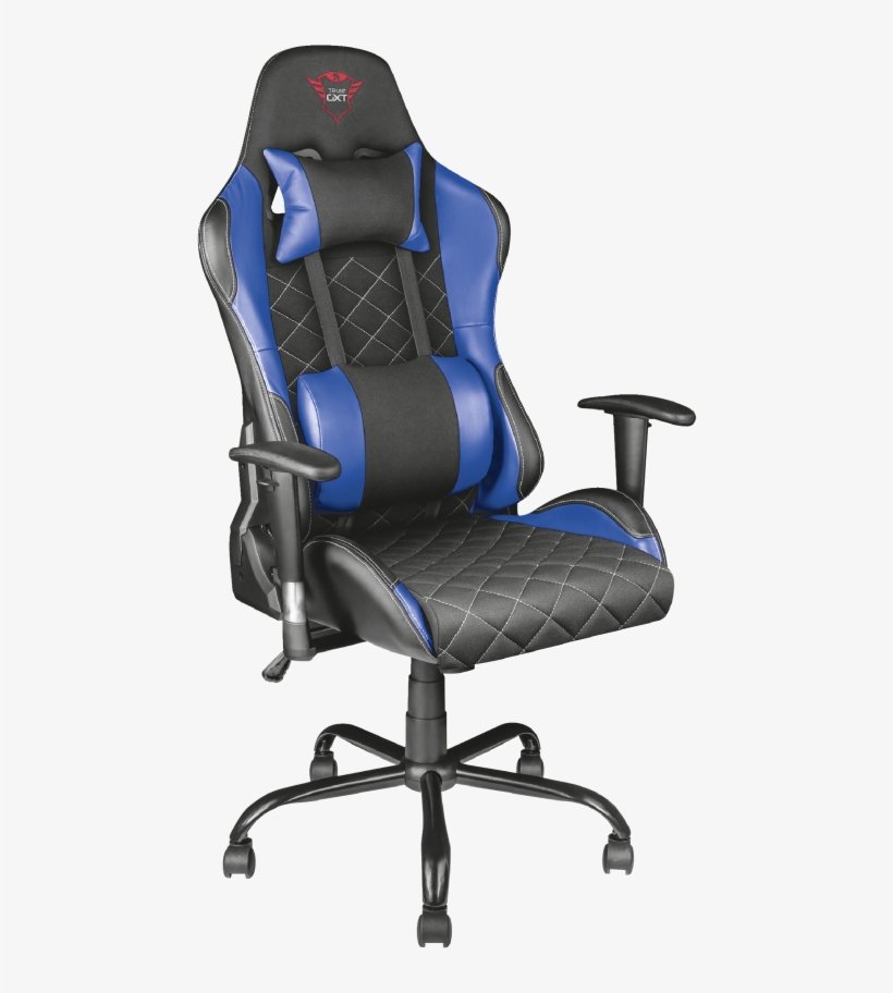 Trust 707r Resto Gaming Chair Blue - Gaming Chair Trust Gxt 707 Resto Black, Red, transparent png