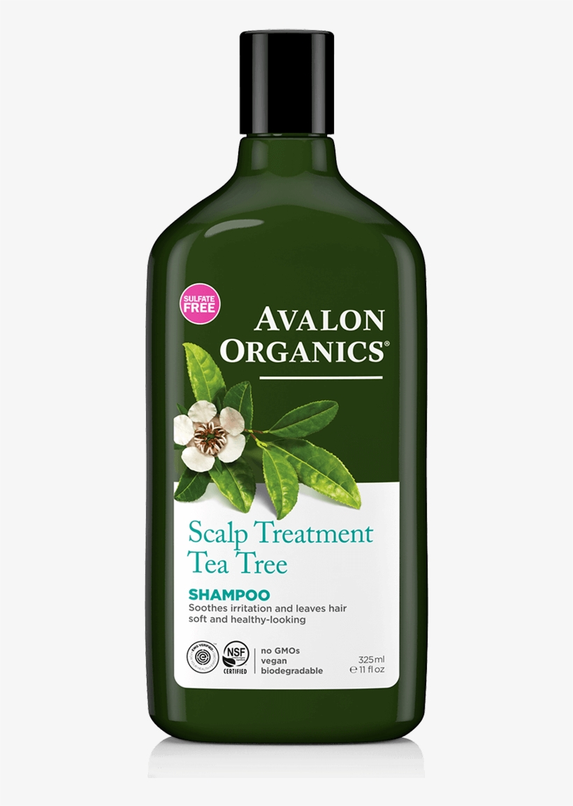 Scalp Treatment Shampoo - Avalon Organics Scalp Treatment Tea Tree Shampoo, transparent png
