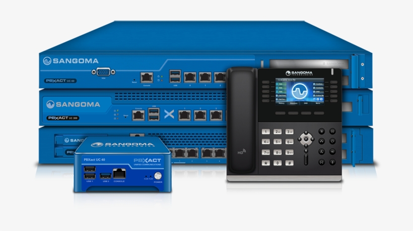 Call Center Pbxact Appliances And Phones - Sangoma S700 6-line Ip Phone, transparent png