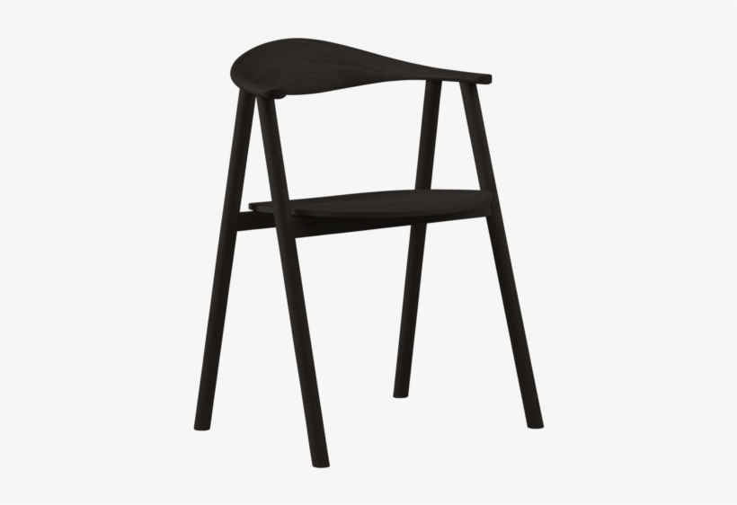 Swing Dining Chair - Krzeslo Dab Czarny, transparent png