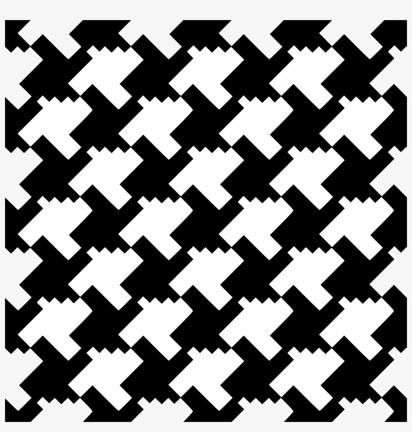 This Free Icons Png Design Of Houndstooth Tessellation, transparent png