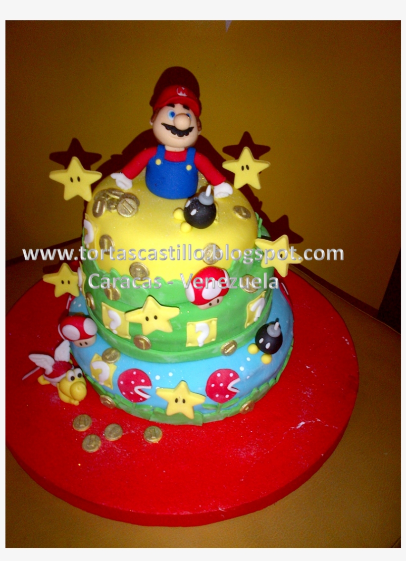 Torta Super Mario Bross - El Castillo, transparent png
