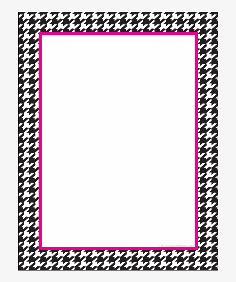 Tcr74428 Rocker Chic Houndstooth Computer Paper Image - Teacher Created Resources Rocker Chic Houndstooth Computer, transparent png