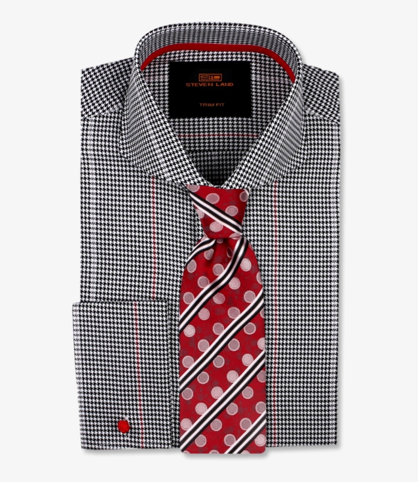 Woven Houndstooth Pattern - Poszewka Księżyc 83d Romby Czarno Białe, transparent png