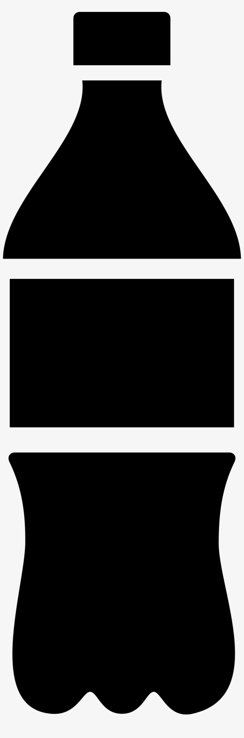 Bottle Clipart Silhouette - Water Bottle Silhouette Png, transparent png