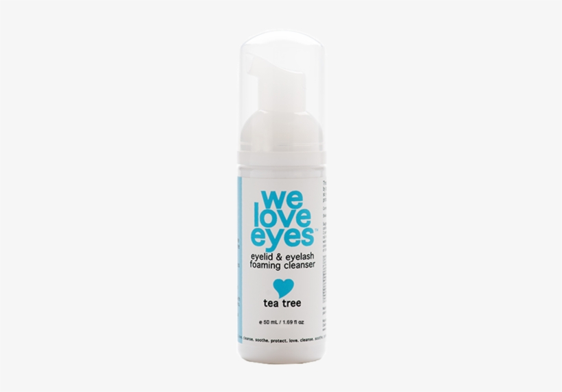 We Love Eyes Tea Tree Eyelid Foaming Cleanser - We Love Eyes - Tea Tree Eyelid Foaming Cleanser, transparent png
