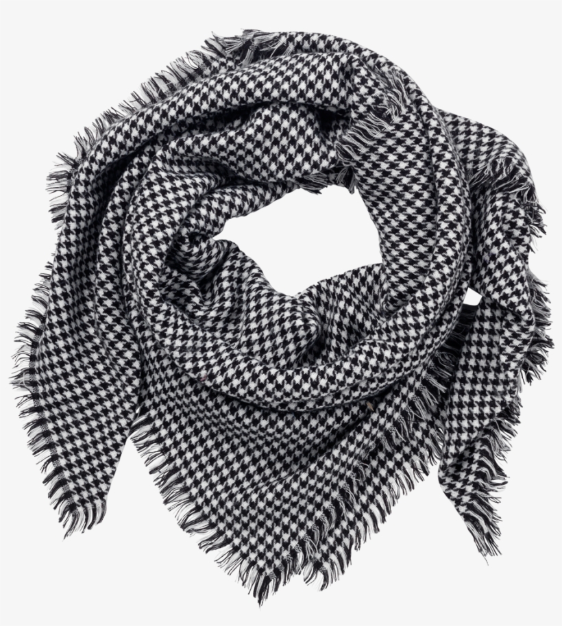 Houndstooth Blanket Scarf Houndstooth - Monogrammed Blanket Scarf, transparent png