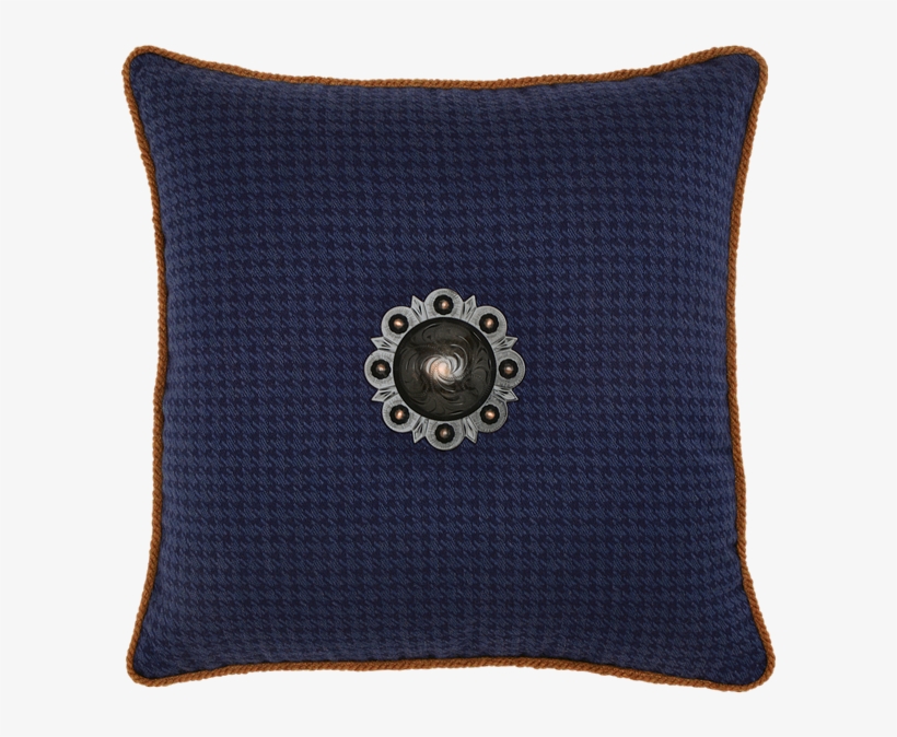 Elaine Smith Houndstooth Midnight Toss Pillow - Elaine Smith Pillows Houndstooth Midnight - 20 Inch., transparent png