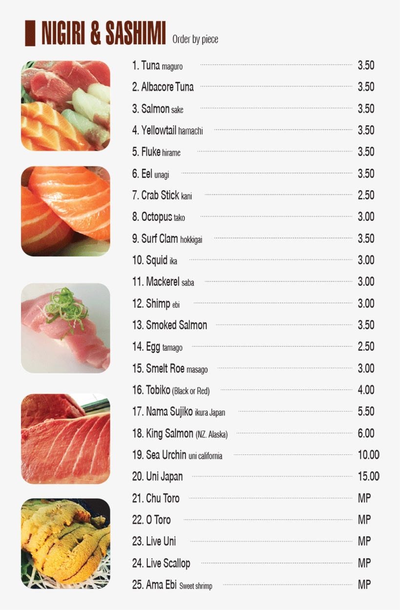Nigiri & Sashimi - Sashimi, transparent png