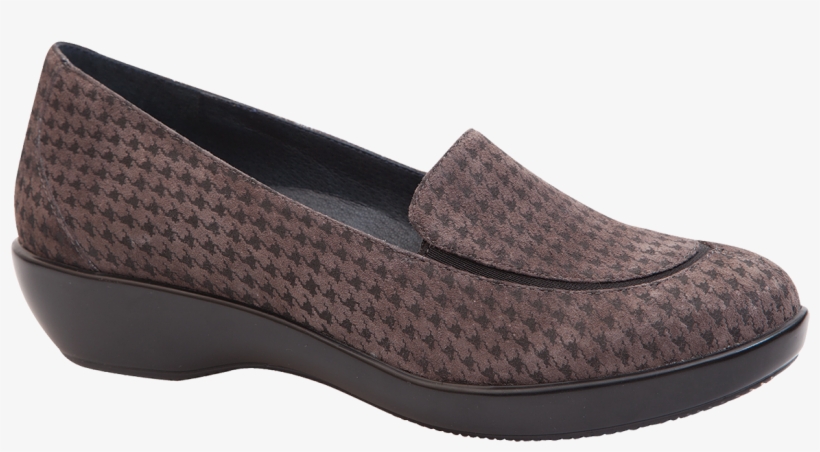 Dansko Debra Grey Houndstooth Suede, transparent png