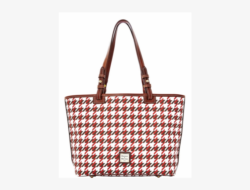 Dooney & Bourke Houndstooth Small Tote - Dooney Bourke Zip Top East West Shopper Shoulder Bag, transparent png